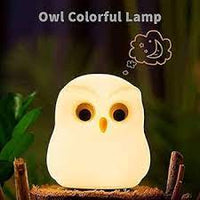 Cute Owl Kids Night Light Lamp