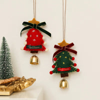 Plush Christmas Tree Ornament ( 2 Pcs )