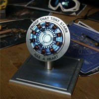 Iron Man Arc Reactor MK1,with LED Light, Tony Stark has a Heart Touch Sensitive Motion Lamp