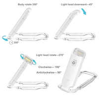 Rechargeable Book Reading Light | Brightness and Temperature Adjustable