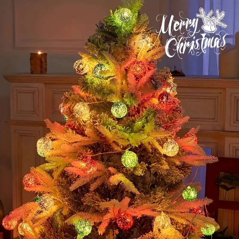 Colorful Christmas Ornament LED Ball Lights