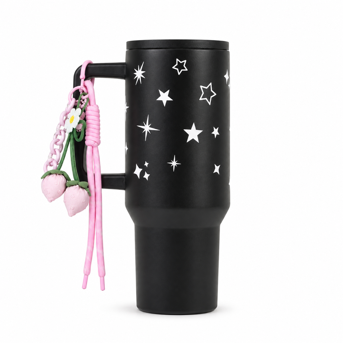 Star & Sparkle Tumbler — Leakproof & Insulated ( Black )