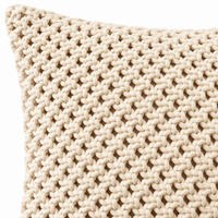 Chunky Knit Cushion Covers – Set of 2, 16 × 16 Inch