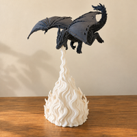 Dragon Decorative Figurine | Fantasy Dragon Sculpture | Mythical Home Decor Accent