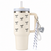 Bowsie™ Tumbler with Straw & Lid White