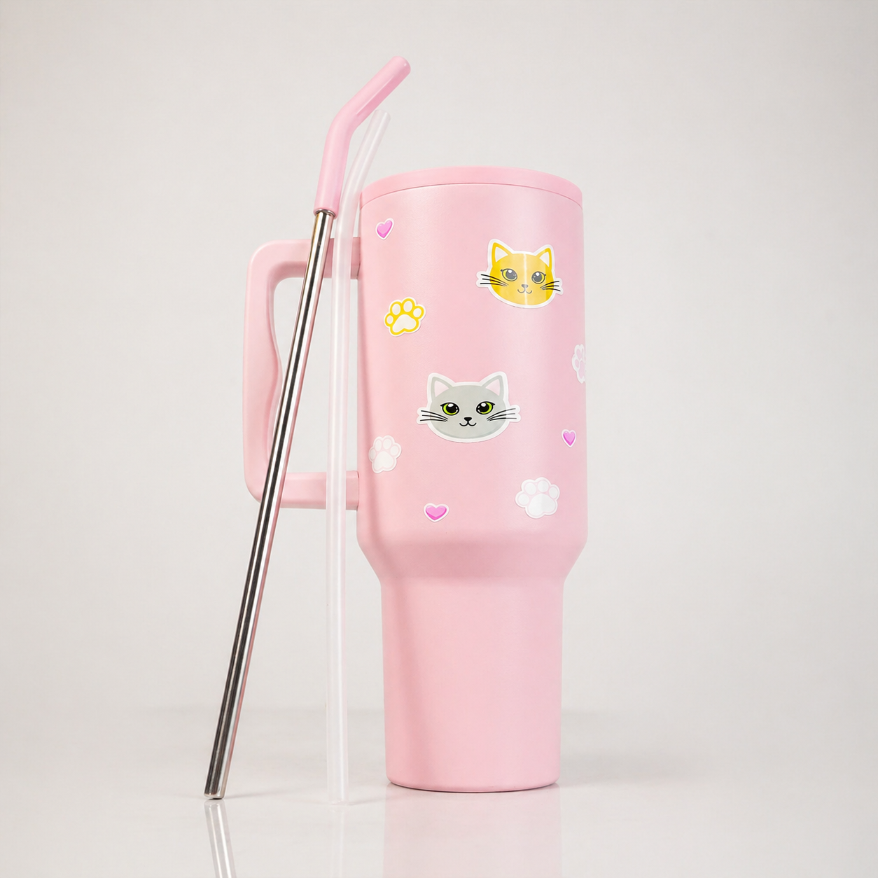 Kitty Charm Insulated Leakproof Tumbler