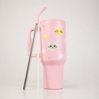 Kitty Charm Insulated Leakproof Tumbler