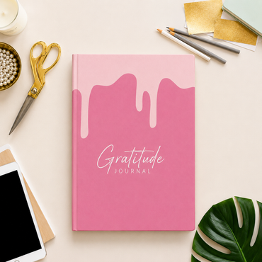 Pink Gratitude Journal A Beautiful Daily Reflection Diary