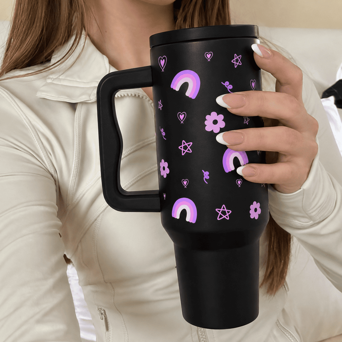 Midnight Glow Black Tumbler