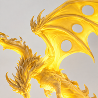 Dragon Flame Table Decor | Fantasy Dragon Decorative Showpiece | Mythical Home Décor