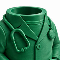 Doctor Coat Pen Stand | Cute Medical Desk Organizer | Doctor Themed Stationery Holder | Desk Decor