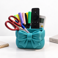 Bow Design Desk Organizer | Multi-Purpose Holder | Tabletop Storage Organizer