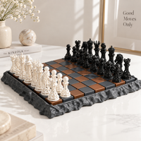 Decorative Chess Board Game Set | Classic Chess Set for Home, Office & Tabletop Decor
