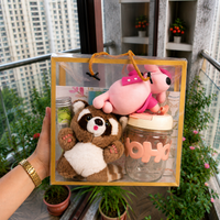 Cute Teddy bear and silicone night lamp Hamper for GIFTS