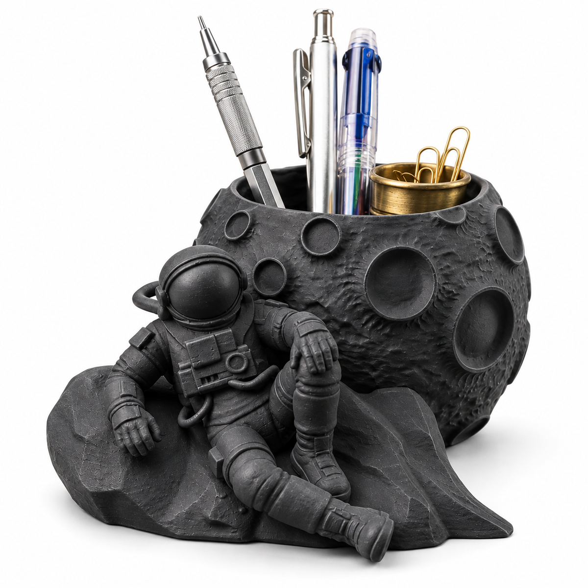 Astronaut Space Theme  Desk Organizer | Creative Tabletop  Holder