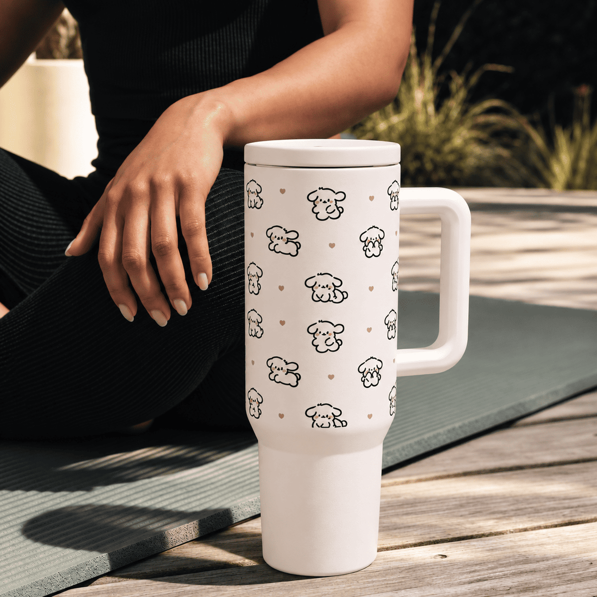 Cute Puppy Tumbler