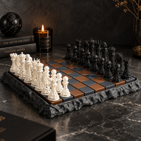 Decorative Chess Board Game Set | Classic Chess Set for Home, Office & Tabletop Decor