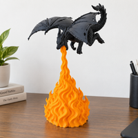 Dragon Decorative Figurine | Fantasy Dragon Sculpture | Mythical Home Decor Accent