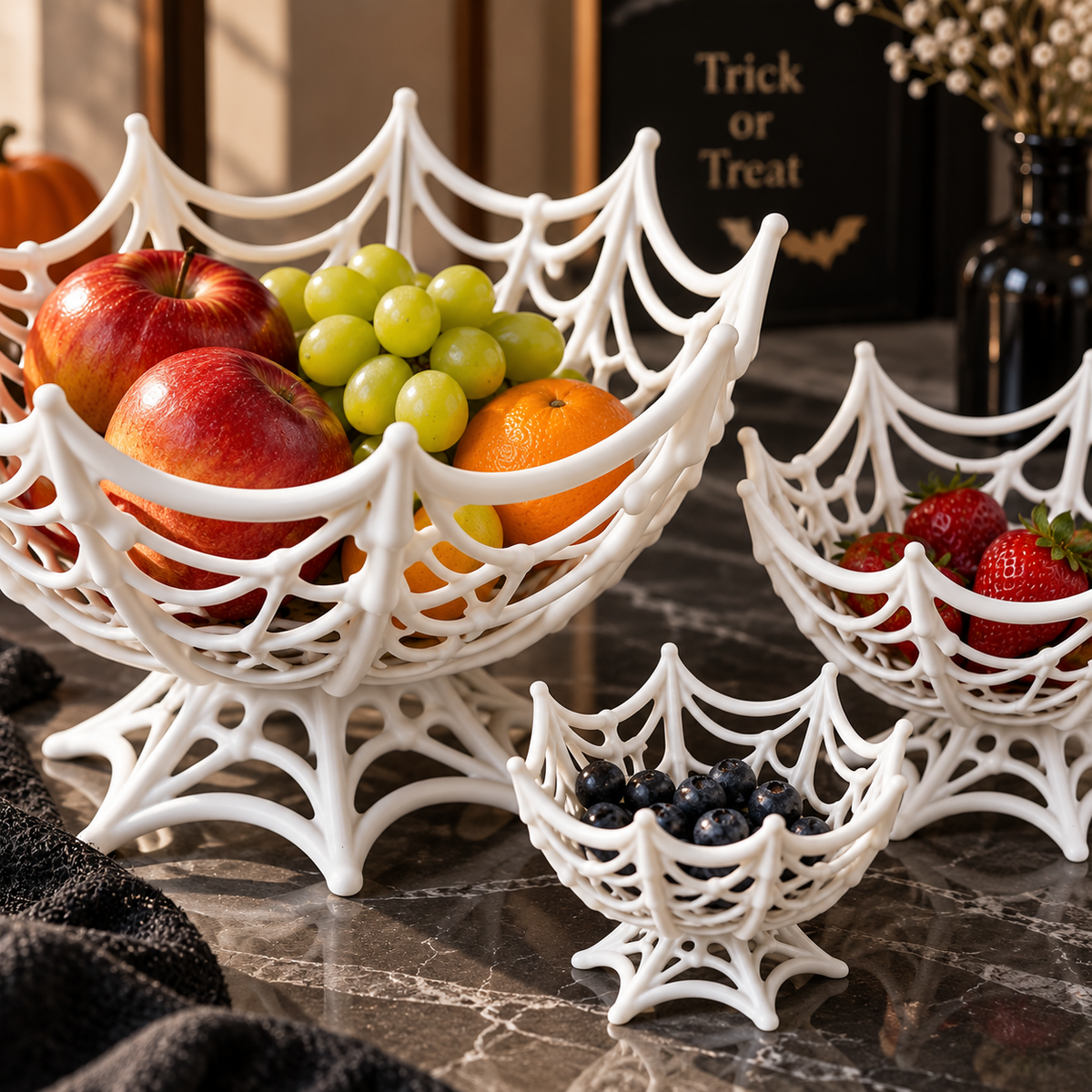 Decorative Fruit Basket | Stylish Fruit Bowl & Tabletop Storage Basket | Home Kitchen Decor