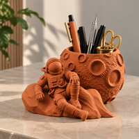 Astronaut Space Theme  Desk Organizer | Creative Tabletop  Holder
