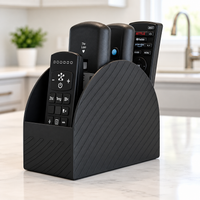 Remote Control Organizer | TV Remote Holder & Desk Storage Stand | Multi-Compartment Organizer