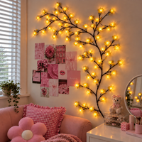 MEMORIES INSITE® YELLOW ROSE TREE BRANCH WALL LIGHT