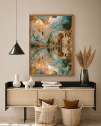 Pastel Landscape Canvas Wall Art - Memories Insite