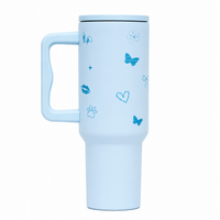 BUTTERFLY ™ 40oz Insulated Tumbler – Sky Blue Butterfly Edition (Copy)