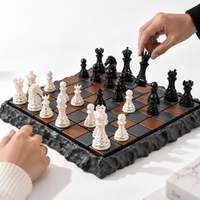 Decorative Chess Board Game Set | Classic Chess Set for Home, Office & Tabletop Decor