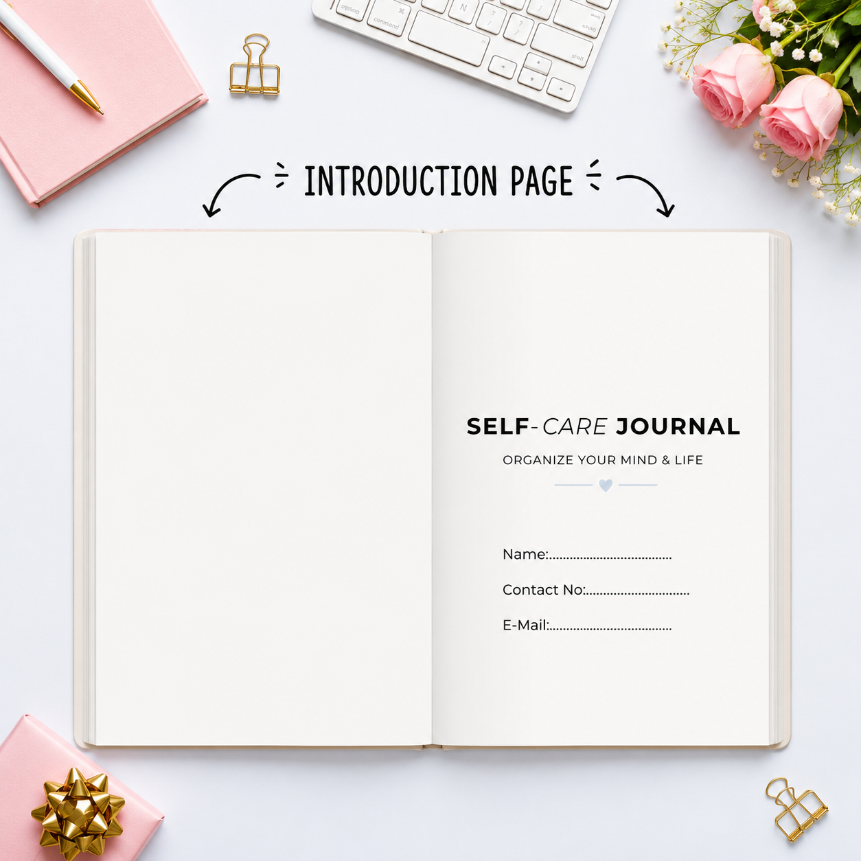 Bloom & Breathe Self-Care Journal Diary