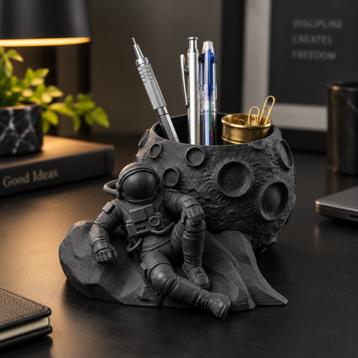 Astronaut Space Theme  Desk Organizer | Creative Tabletop  Holder