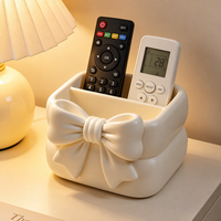 Bow Design Desk Organizer | Multi-Purpose Holder | Tabletop Storage Organizer