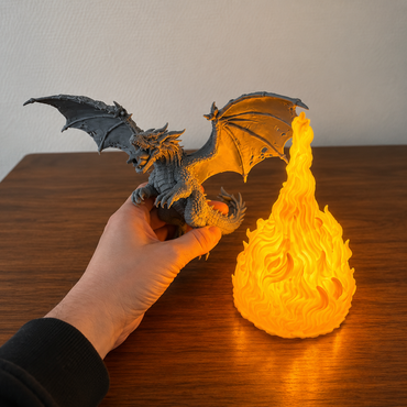 Dragon Decorative Figurine | Fantasy Dragon Sculpture | Mythical Home Decor Accent