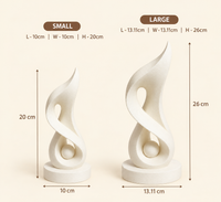 Abstract Decorative Showpiece | Modern Sculptural Table Decor | Artistic Home Decor