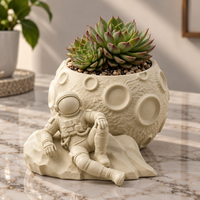 Astronaut Space Theme  Desk Organizer | Creative Tabletop  Holder