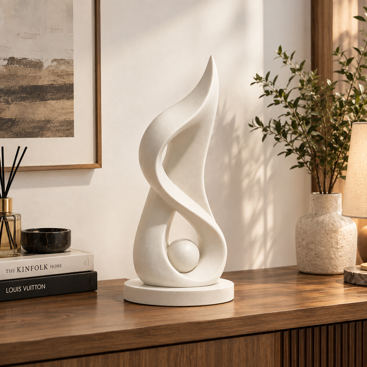 Abstract Decorative Showpiece | Modern Sculptural Table Decor | Artistic Home Decor
