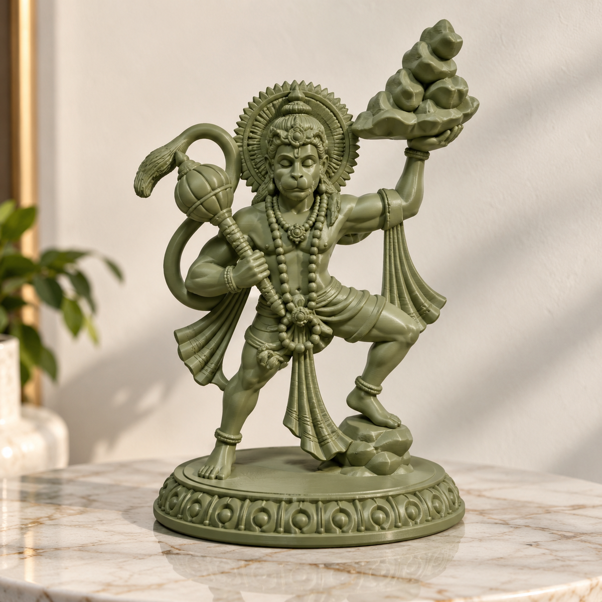 Lord Hanuman Idol | Hanuman Statue for Home & Office Decor | Spiritual Decorative Showpiece