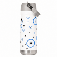 Evil Eye Steel Bottle 650 ML - Memories InsiteEVIL EYE BOTTLE 650 ML - WHITE