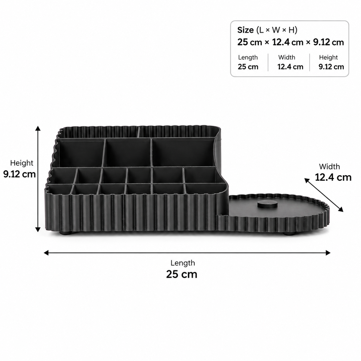 Rotating Makeup Organizer | Cosmetic & Beauty Storage Box