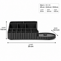 Rotating Makeup Organizer | Cosmetic & Beauty Storage Box