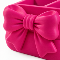 Bow Design Desk Organizer | Multi-Purpose Holder | Tabletop Storage Organizer