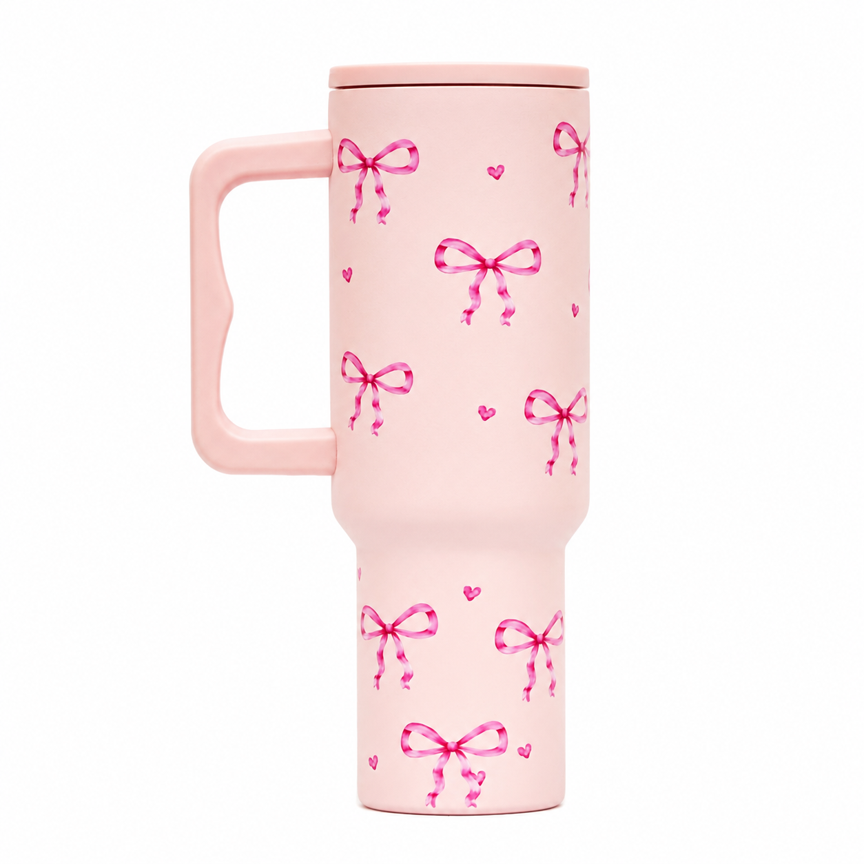 Pink Petals & Bows Tumbler