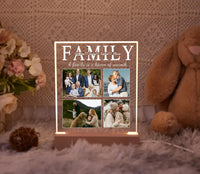 Personalized Family Photo Collage LED Light