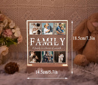 Personalized Family Photo Collage LED Light