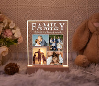 Personalized Family Photo Collage LED Light