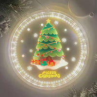 LED Christmas Suction Cup Window Lights – Festive Holiday Lights for Windows, Glass & Smooth Surfaces