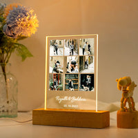 Personalized LED Photo Frame – Love You Forever Couple Gift
