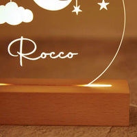 Personalized Clouds Night light With Name