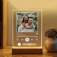 Personalized Custom Photo & Song Lamp