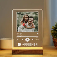 Personalized Custom Photo & Song Lamp